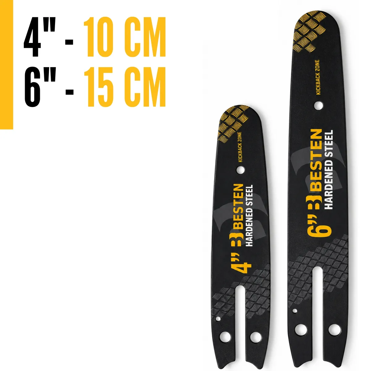 Piła akumulatorowa 8 i 10 cali BESTEN BE0002916 2 prowadnice- perfekcyjna do ogrodu